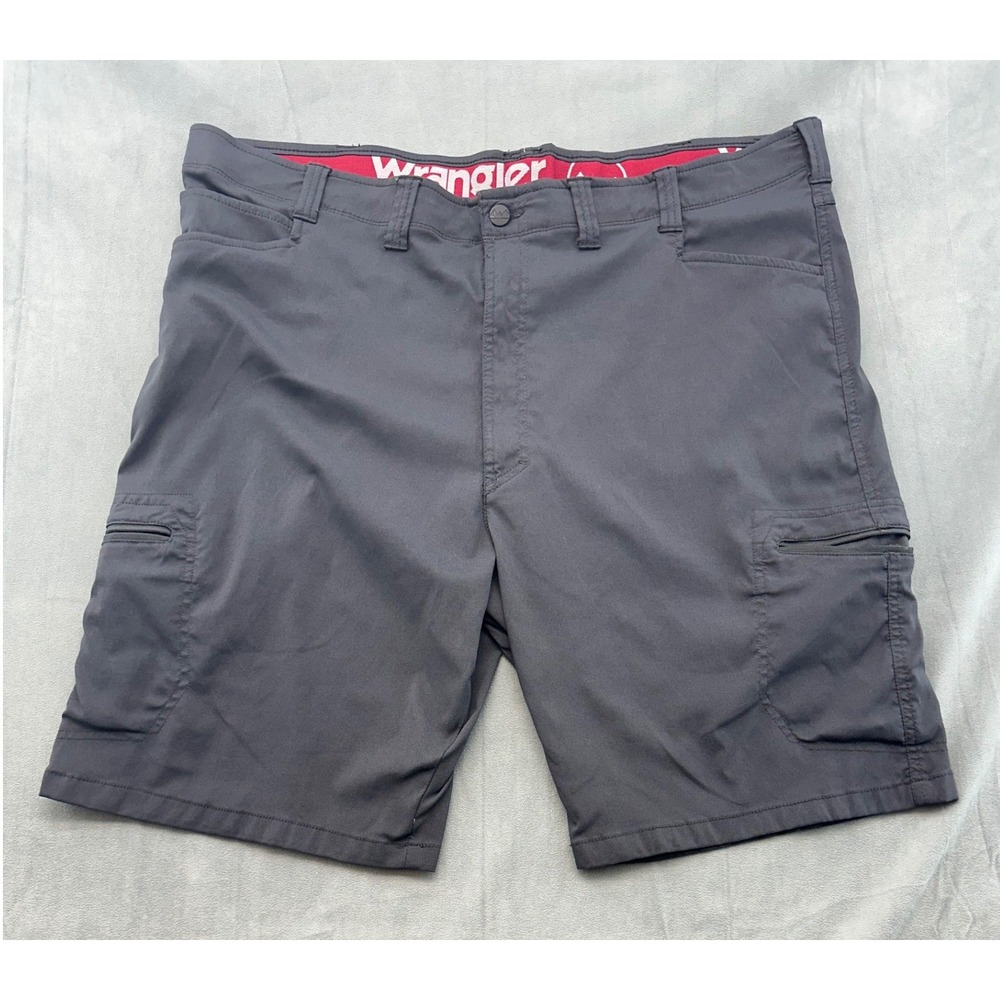 Wrangler‎ Outdoor Series Mens 46 Dark Gray Stretch Cargo Shorts NW981CV
